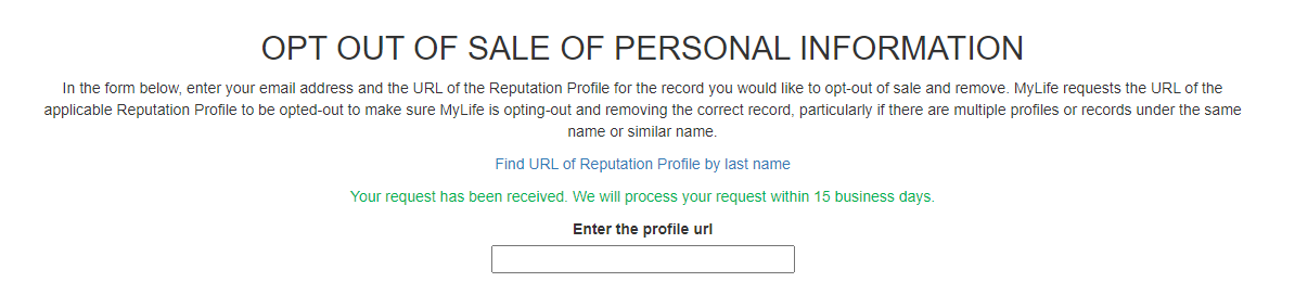 How to Opt-Out and Remove Yourself from MyLife