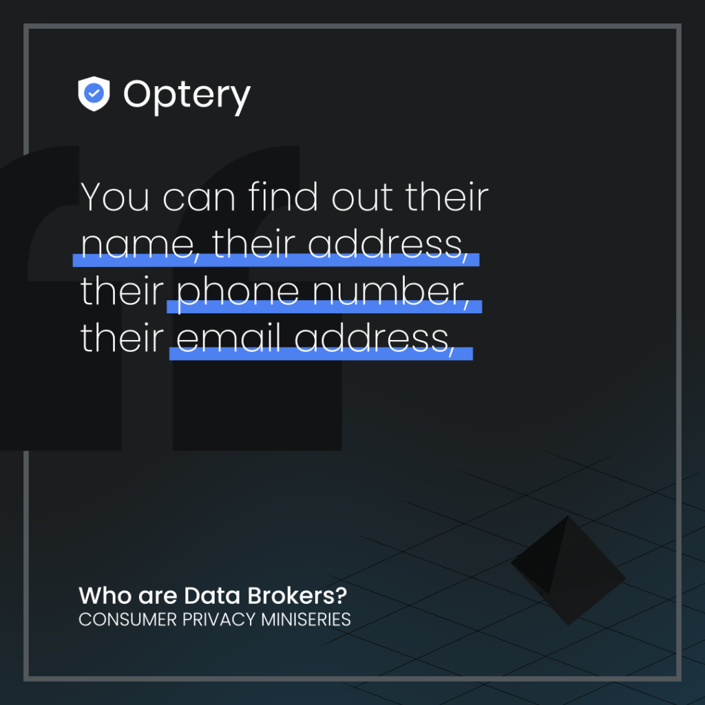 Data brokers sell your personal information