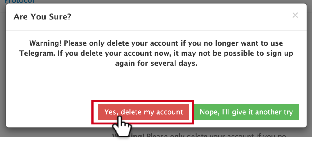 How to Delete Your Telegram Account