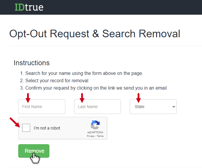 How to Opt Out of ID True