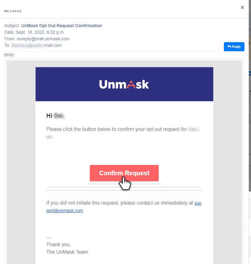 How to Opt Out of UnMask