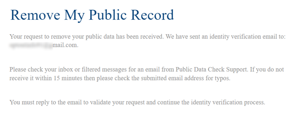 How to Opt Out of Public Data Check