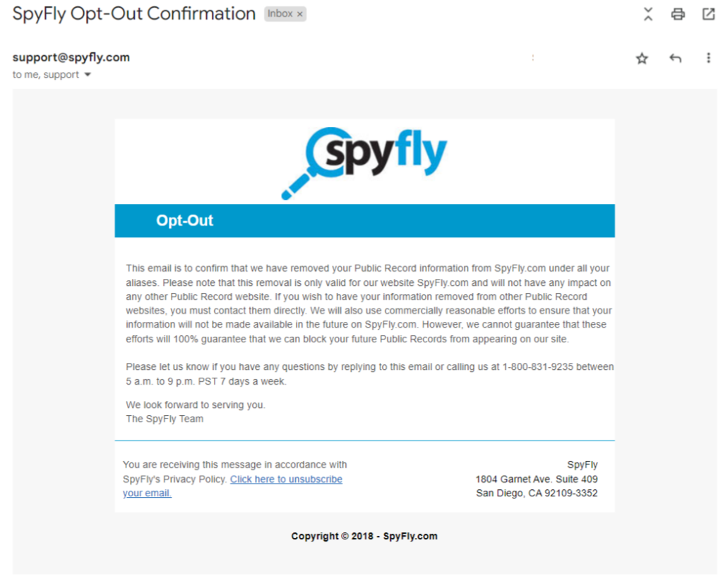 How to Opt Out of Spyfly