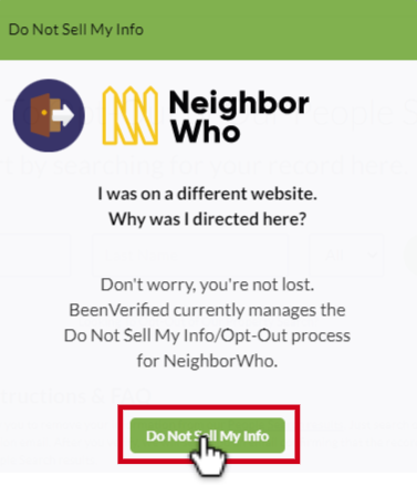 How to Opt Out of NeighborWho
